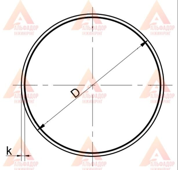 Дорожній знак круглої форми D=600 9
