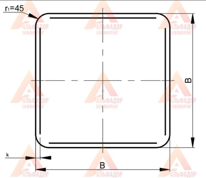 Дорожній знак квадратної форми 600х600мм 6