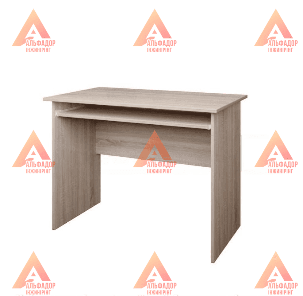офісний комп’ютерний стіл СК-1, стіл для комп’ютера, стіл з ДСП, стіл з кромкою ПВХ, купити комп’ютерний стіл, стіл для школи, стіл для університету, робочий стіл для навчання, меблі для офісу, компактний комп’ютерний стіл