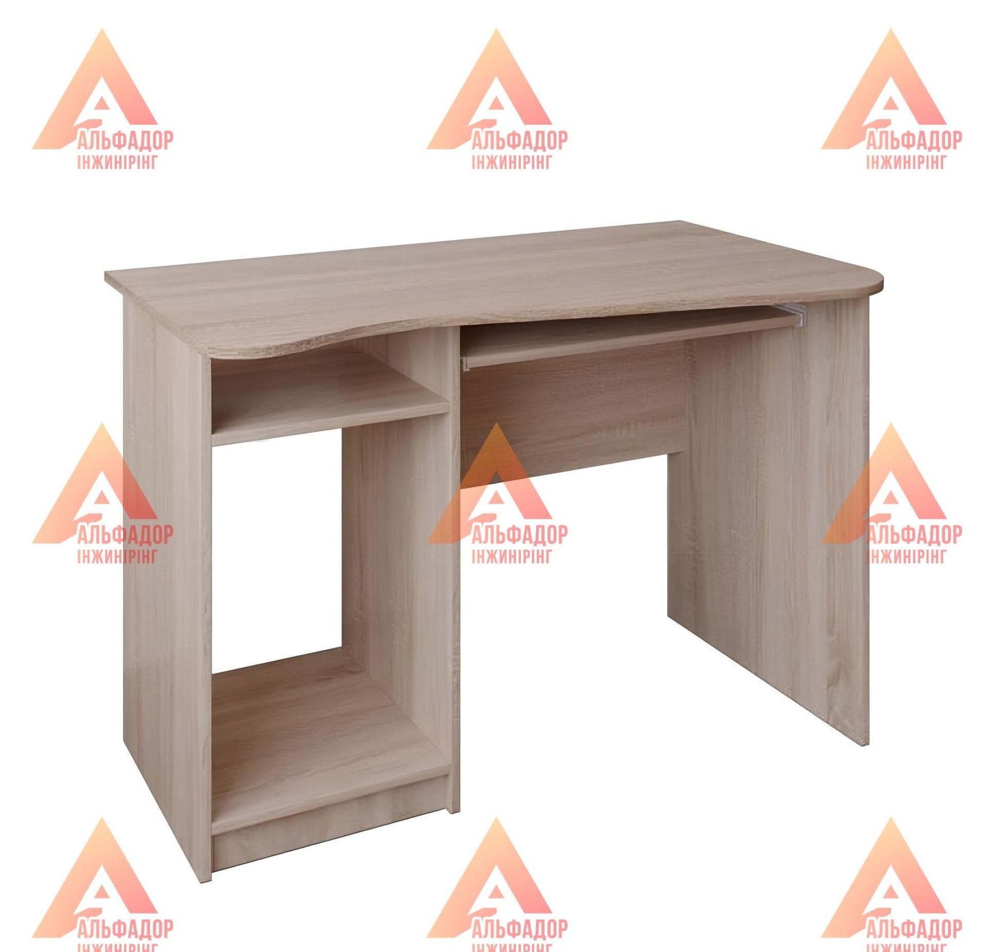 офісний стіл СК-3, купити офісний стіл, стіл з ДСП, стіл з кромкою ПВХ, компактний офісний стіл, стіл для школи, стіл для університету, робочий стіл для навчання, меблі для офісу, стіл для комп’ютера
