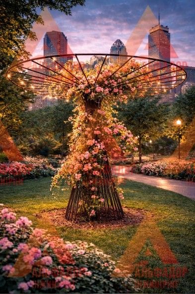 Green Point металеве дерево 2