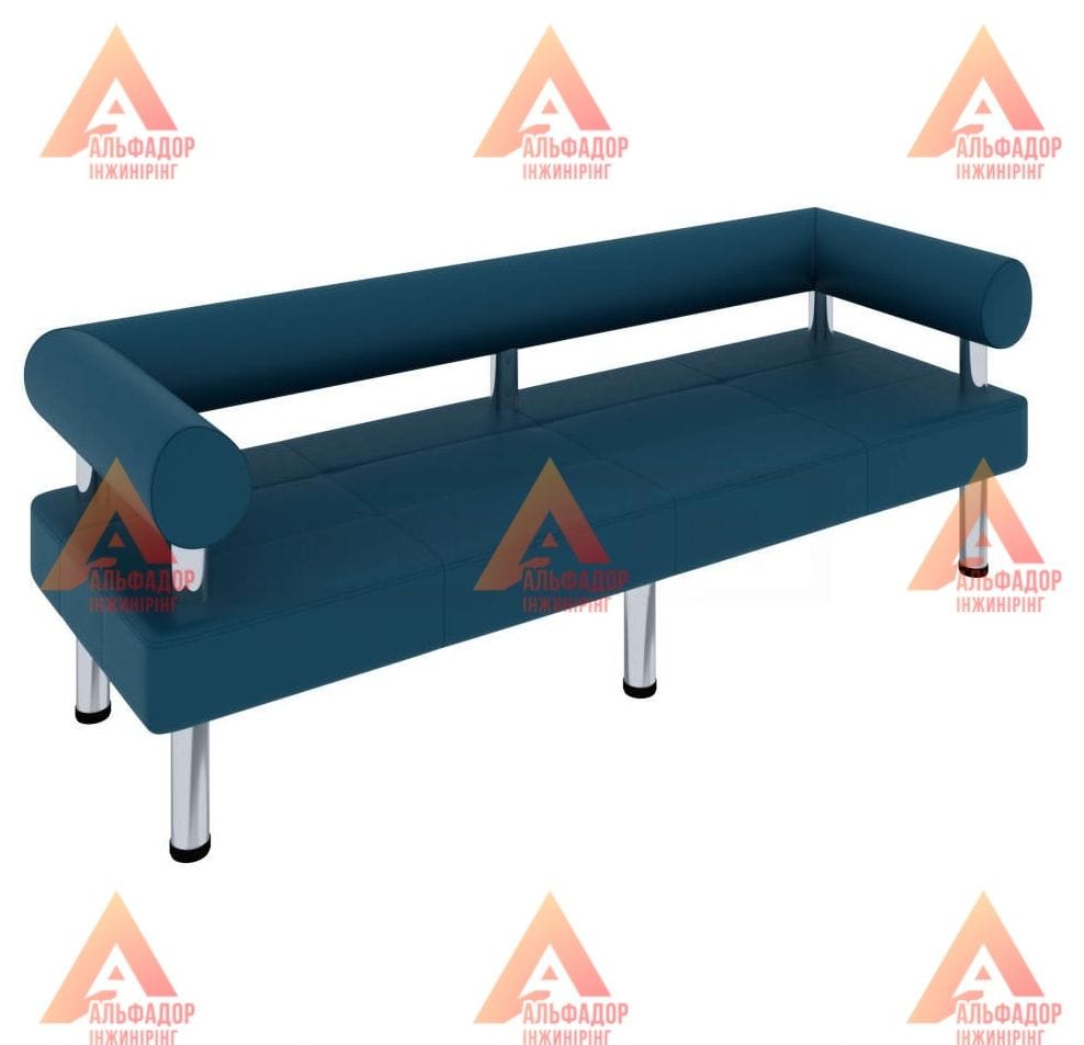 диван Тетра, диван з підлокітниками, офісний диван, диван для кафе, диван для зон очікування, модульні меблі, м’які меблі для офісу, диван для салону, диван на металевому каркасі, диван з ДСП, диван зі шпонированою фанерою, диван з пінополіуретаном, диван