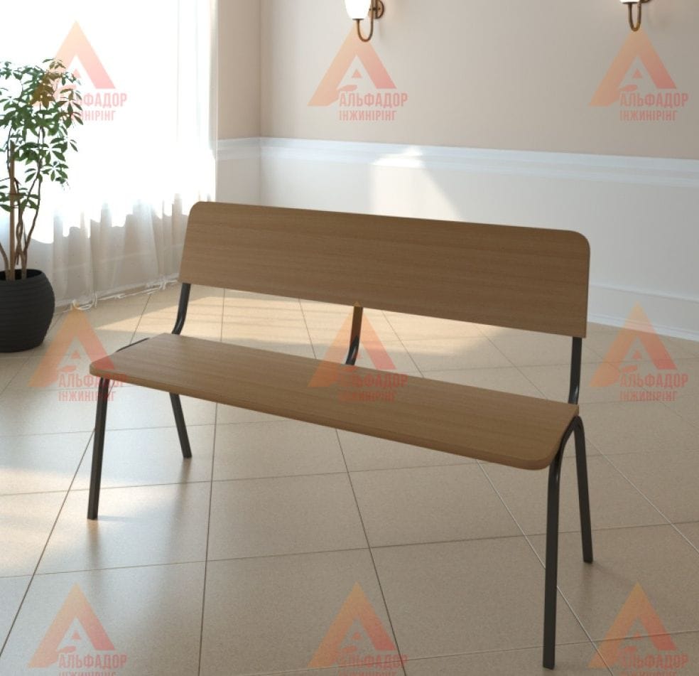 Лавка для їдальні, лавка для зони очікування, лавка зі спинкою, лавка громадська, лавка для роздягальні, лавка шкільна, лавка в хол, лавка на металевому каркасі, лавка оббивка шкірзам, лавка ДСП, лавка 1150 мм, лавка збільшення довжини, лавка нестандартна