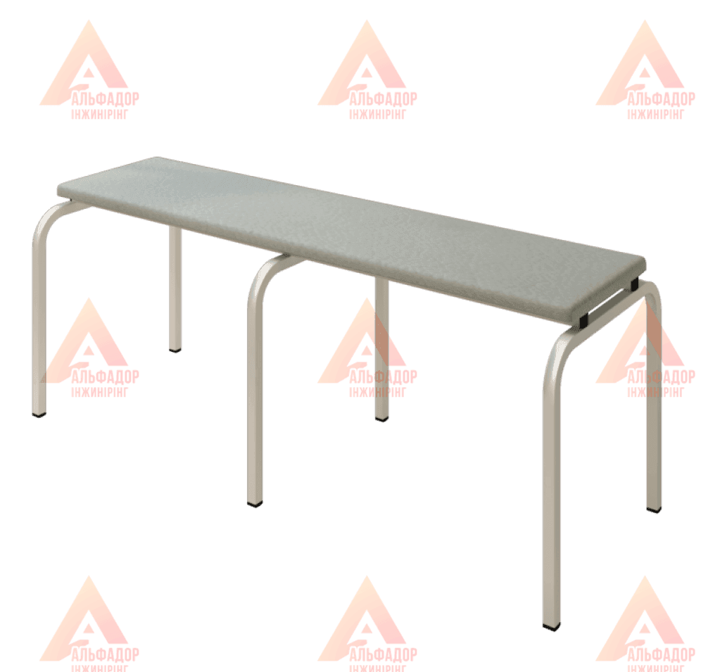 Лавка з м'яким сидінням, лавка м'яка для їдальні, лавка для зони очікування м'яка, лавка для роздягальні оббита, лавка шкірзам, лавка з ППУ, лавка в хол м'яка, лавка цільнозварний каркас, лавка 1200 мм м'яка, лавка чорний каркас, лавка нестандартна висота