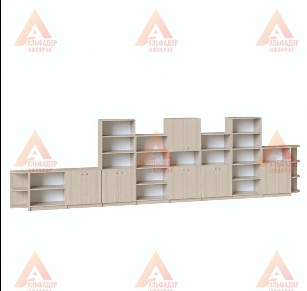 Шафа для дитячого садка, меблі для ДНЗ, меблі для ігрової кімнати, шафа для школи, шафа для класу, стінка в офіс, шафа для документів, меблі для бібліотеки, шафа комбінована, шафа-стелаж, шафа з відкритими полицями, шафа з дверцятами, шафа з кутовими поли