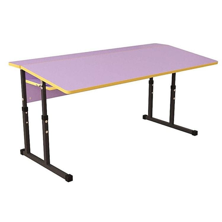 Стіл Аудит шкільний з майданчиком регульований по висоті 20×20 в 25×25 двомісний product image
