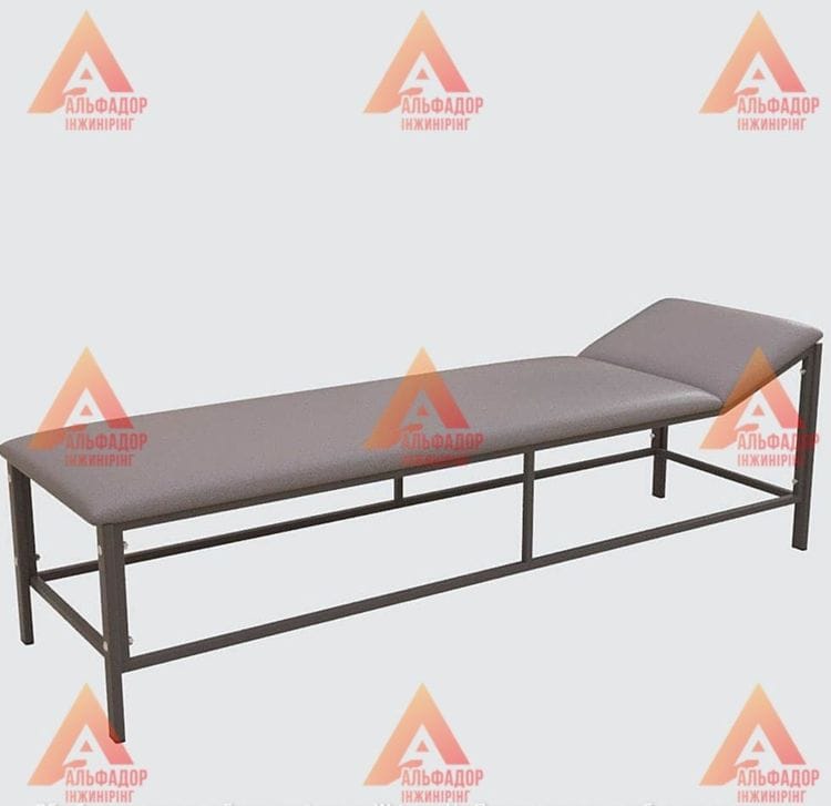 купити кушетку, кушетка з підголівником, медична кушетка, кушетка для салону, обладнання для косметолога, кушетка для процедур, нерегульований підголівник, кушетка для масажу