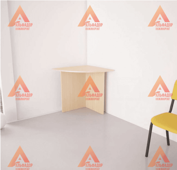 офісний стіл СУ-3, купити офісний стіл, стіл з ДСП, стіл з кромкою ПВХ, стіл для школи, стіл для університету, робочий стіл для навчання, меблі для офісу, кутовий офісний стіл, стіл для комп’ютера