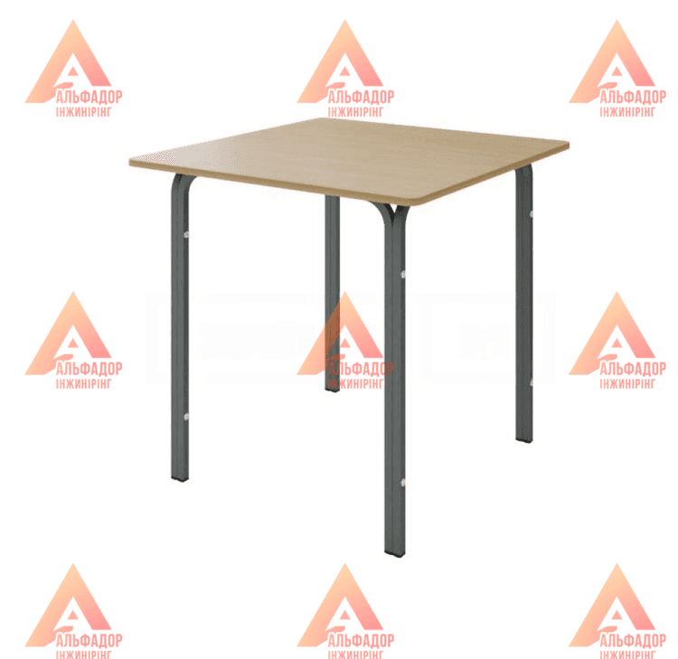 стіл Ханса, стіл для кафе, стіл для бару, офісний стіл, розбірний стіл, металевий каркас столу, прямокутна стільниця, квадратна стільниця, стіл з ДСП, меблі для офісу, стіл з порошковим покриттям, стіл з ламінованої ДСП, меблі на замовлення, стіл нестанда