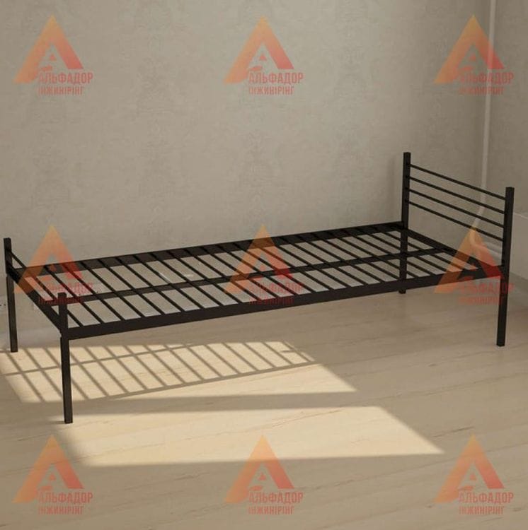 Ліжко одномісне металеве product image