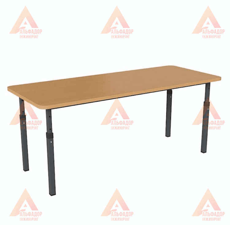 дитячий стіл, дитяча парта, стіл прямокутний, стіл для дитячого садка, стіл для дошкільних закладів, дитячі меблі, стіл для дітей, стіл з металевим каркасом, стіл з ДСП, стіл з ПВХ кромкою, стіл бук, стіл дуб сонома, стіл вільха, стіл яблуня локарно, регу