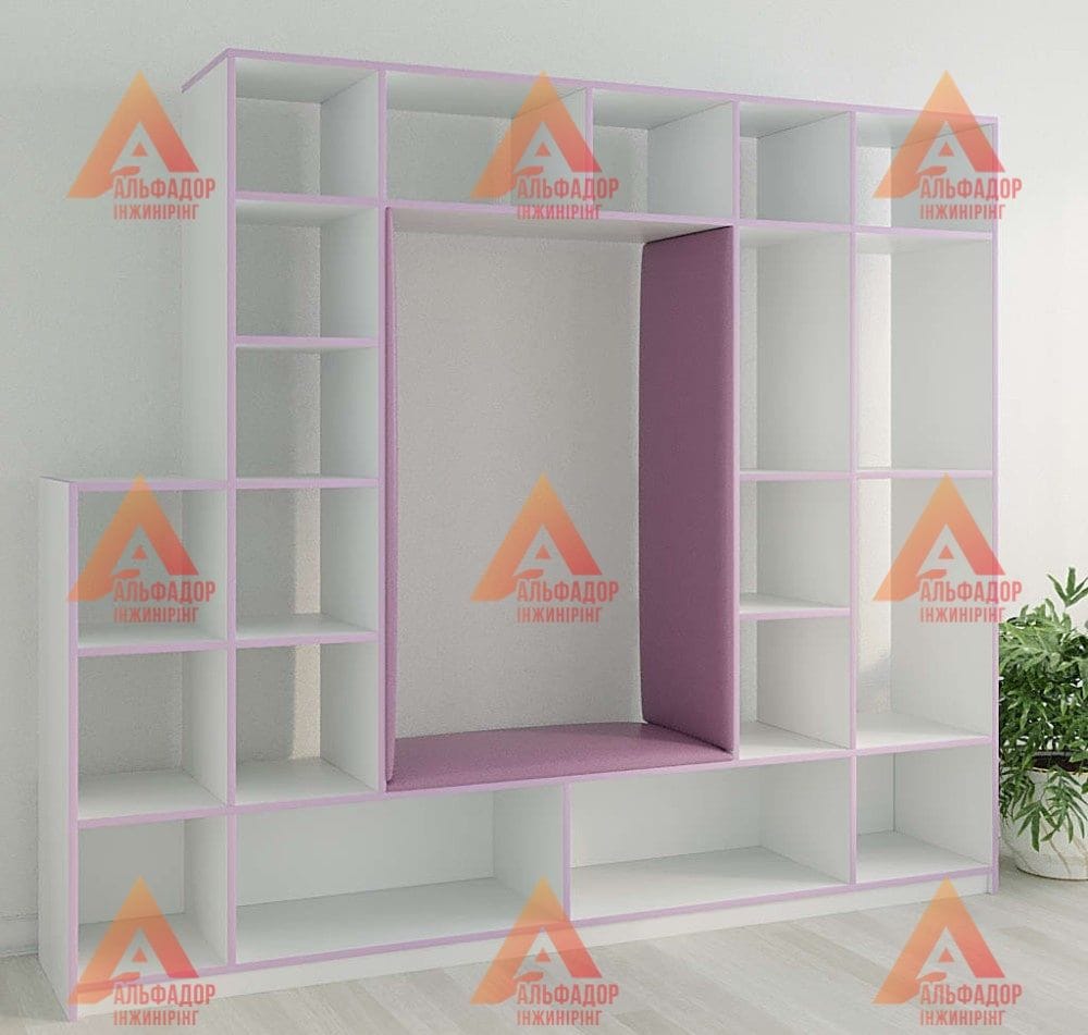 Стелаж з м’якою нішою