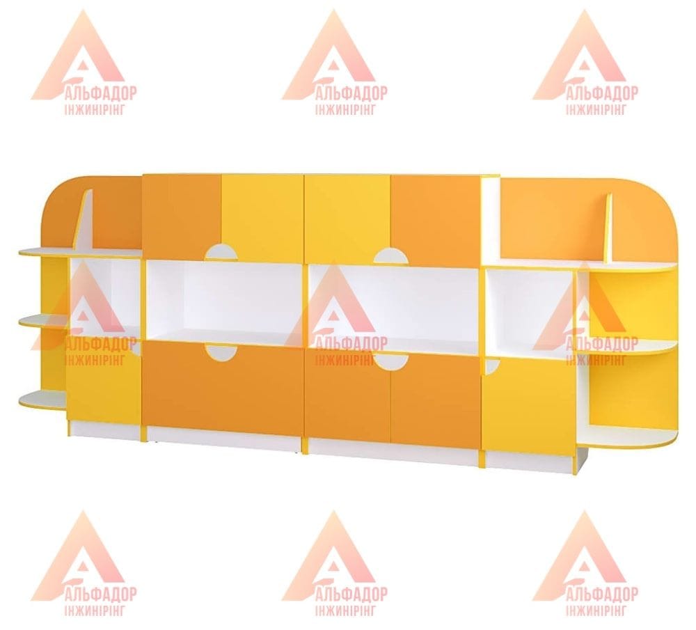 Дитяча стінка для іграшок "Чебурашка"