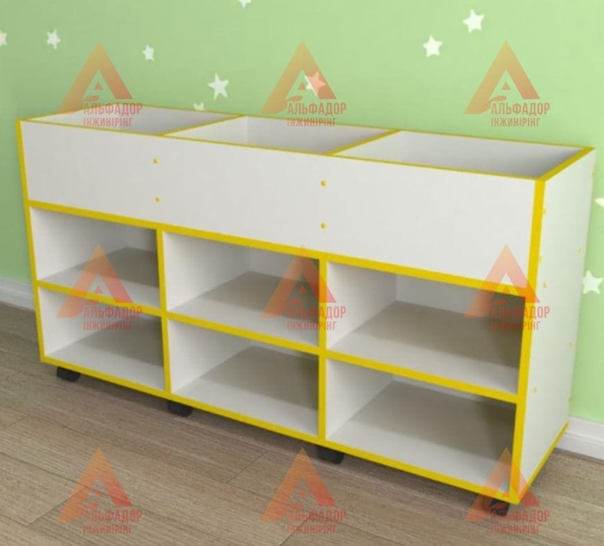 Тумба мобільна для гри з конструктором