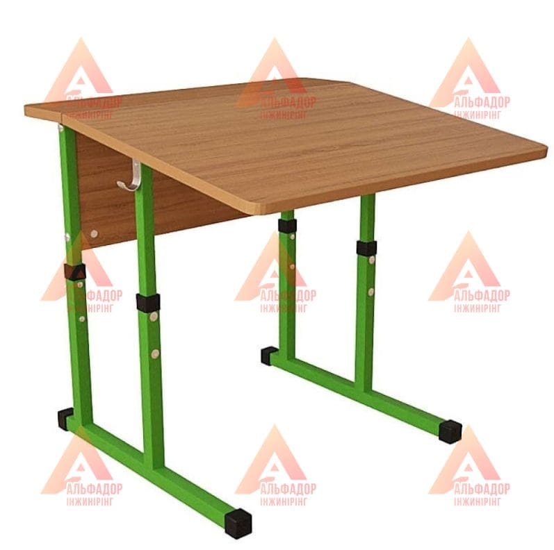 Стіл Аудит з майданчиком регульований по висоті 20×20 до 25×25 одномісний 2