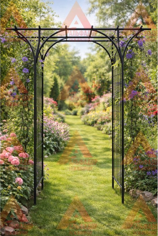 Садова металева арка для в’юнких рослин    EcoLine 2