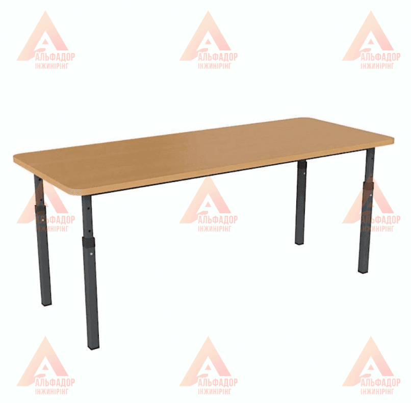 дитячий стіл, дитяча парта, стіл прямокутний, стіл для дитячого садка, стіл для дошкільних закладів, дитячі меблі, стіл для дітей, стіл з металевим каркасом, стіл з ДСП, стіл з ПВХ кромкою, стіл бук, стіл дуб сонома, стіл вільха, стіл яблуня локарно, регу