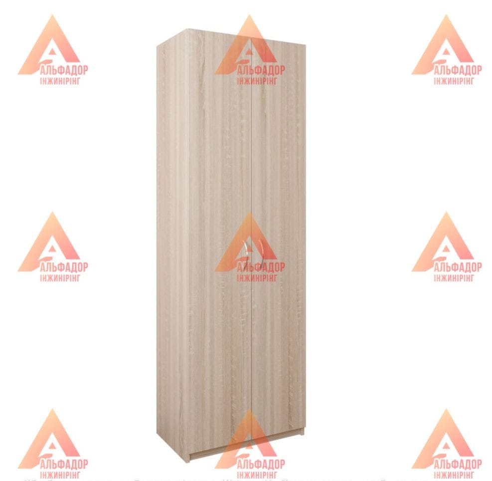 шафа для одягу, офісна шафа, шафа для офісу, шафа для школи, шафа для університету, шафа ШО-1, шафа для верхнього одягу, шафа з тремпелем, шафа з полицею для шапок, шафа бук, шафа дуб сонома, шафа вільха, шафа яблуня локарно, шафа з ПВХ кромкою, шафа для