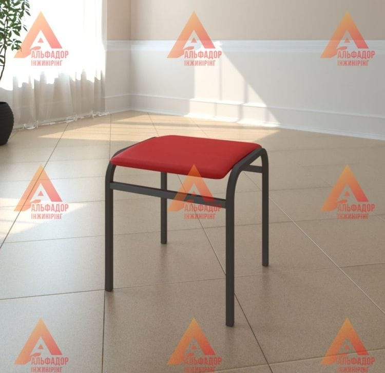 шкільний стілець, пуф на металокаркасі, стілець для школи, стілець для дитячого садка, стілець для університету, стілець для офісу, стілець з металевим каркасом, стілець з ДСП, стілець з пінополіуретаном, стілець з тканиною Саванна nova, стілець з оббивко