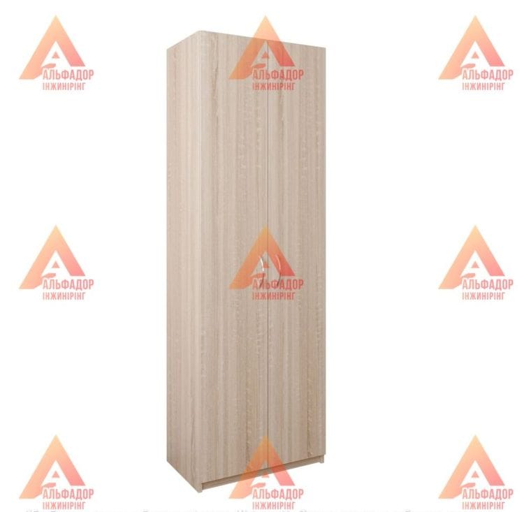 шафа для одягу, офісна шафа, шафа для офісу, шафа для школи, шафа для університету, шафа ШО-1, шафа для верхнього одягу, шафа з тремпелем, шафа з полицею для шапок, шафа бук, шафа дуб сонома, шафа вільха, шафа яблуня локарно, шафа з ПВХ кромкою, шафа для