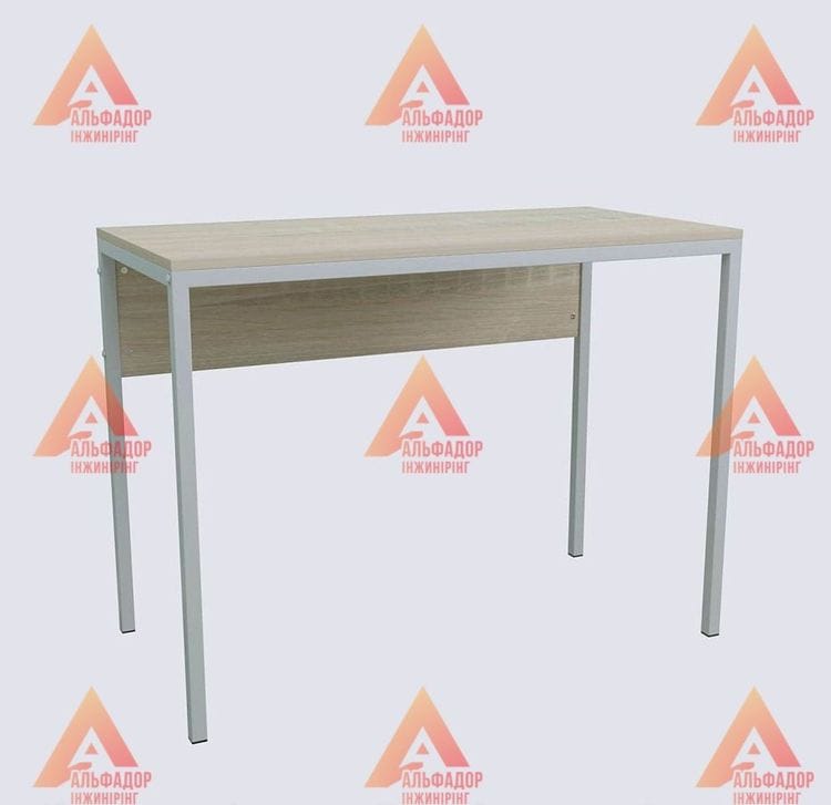 купити стіл Лофт Міні, офісний стіл Лофт Міні, письмовий стіл з металевим каркасом, компактний стіл для дому, стіл для офісу, стіл з металевими ніжками, стіл з порошковим фарбуванням, стіл з ламінованої ДСП, стіл дуб сонома, стіл з ПВХ кромкою, стіл 1000х