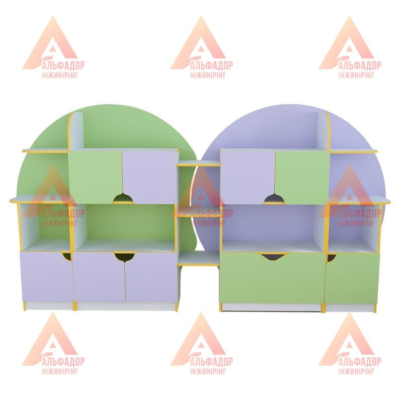 Дитяча стінка для іграшок "Планета"