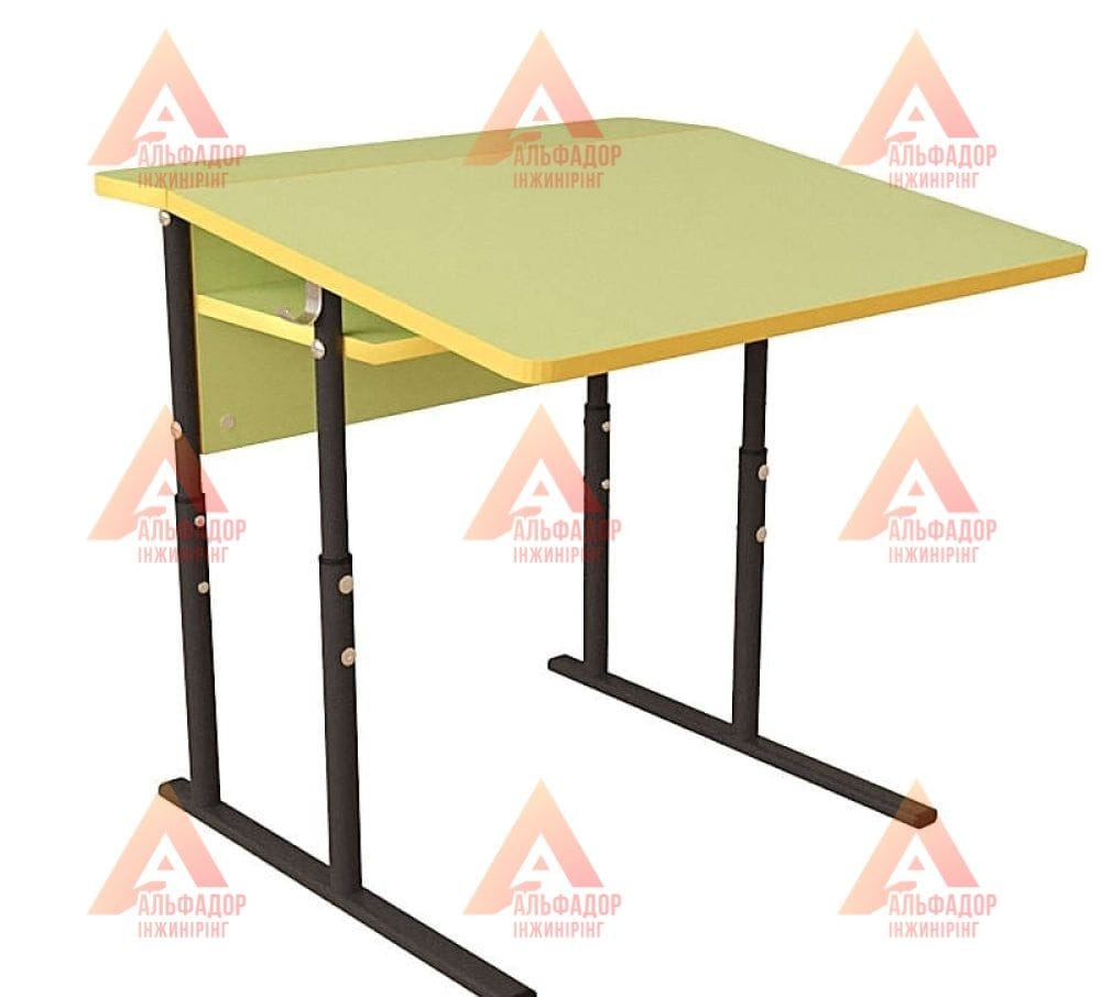 Стіл Аудит НУШ з майданчиком регульований за висотою Ø25 до Ø32
